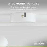 Riga - LED plafondlamp - 24 Watt 2070 Lumen - 6 spots - 4000K Neutraal wit - Draaibaar en dimbaar - GU10 - Kantelbaar - Plafondspot - IP20 Voor binnen - Wit - thumbnail