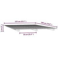 Bedframe massief grenenhout 135x190 cm - thumbnail
