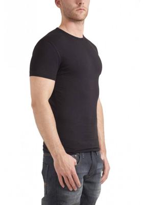 Garage Bodyfit T-shirt R-neck Basic T-shirts Black