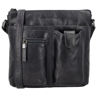 Hide & stitches porto schoudertas-Navy