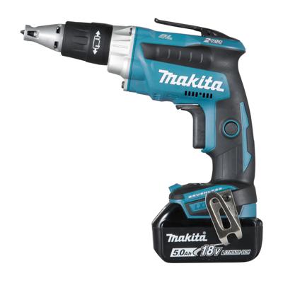 Makita DFS250RTJ 18v Schroevendraaier 5,0 Ah accu (2 st), snellader, Mbox Makita DFS250RTJ 18v Schroevendraaier 5,0 Ah accu (2 st), snellader, Mbox