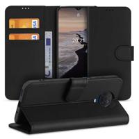 Nokia G10 | G20 | Book Case | Hoesje Zwart met Pasjeshouder - thumbnail