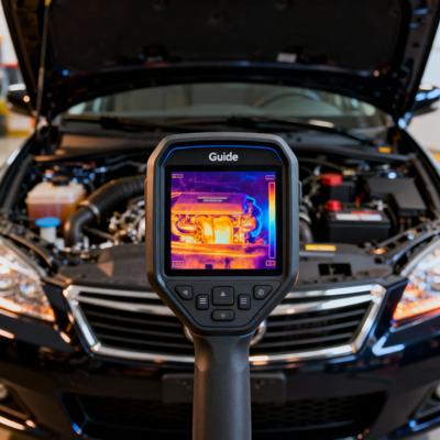 Guide Sensmart E4 warmtebeeldcamera Grafiet 640 x 480 Pixels Ingebouwd display LCD