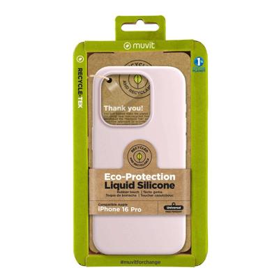 Telefoonhoes Muvit for Change iPhone 16 Pro Roze Telefoonhoes Muvit for Change iPhone 16 Pro Roze