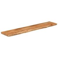Tafelblad rechthoekig natuurlijke rand 180x40x2,5 cm acaciahout - thumbnail