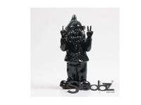 Stoobz kabouter peace 31cm zwart - thumbnail