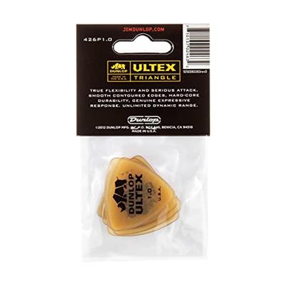 Dunlop 426P100 Ultex Triangle Pick 1.0 mm plectrumset (6 stuks) Dunlop 426P100 Ultex Triangle Pick 1.0 mm plectrumset (6 stuks)