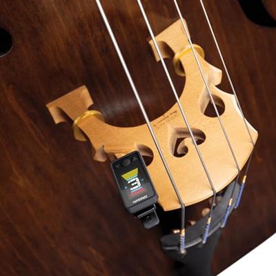 D&apos;Addario PW-CT-28 Eclipse Rechargeable Tuner oplaadbare clip-on tuner voor cello en contrabas