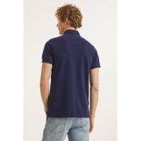 New Zealand Auckland regular fit polo donkerblauw - thumbnail