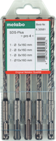 Metabo 630581000 Hamerboorset 5-delig 5 mm, 6 mm, 8 mm, 10 mm Gezamenlijke lengte 160 mm 5 stuk(s) - thumbnail