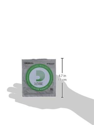 D'Addario NW020 losse snaar voor ak. en elektrische gitaar D'Addario NW020 losse snaar voor ak. en elektrische gitaar