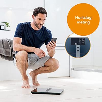 Beurer BF 980 WIFI 76009 Analyse-personenweegschaal Digitaal Weegbereik (max.): 180 kg Zwart