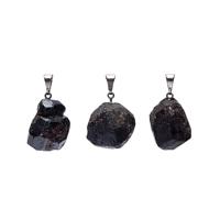 Ruwe Edelsteen Hanger Granaat - 2 cm - thumbnail