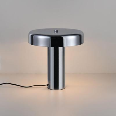 Tafellamp Arcena cromo - E14-fitting - Chrome - Mushroomlamp - Paddenstoel - IP20 voor binnen - Metaal