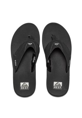 REEF Fanning Slipper Heren Black/Silver 14