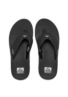 REEF Fanning Slipper Heren Black/Silver 14 - thumbnail
