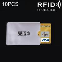 10 stuks aluminiumfolie RFID blokkeren Credit Card ID Bank Card Case Card houder Cover grootte: 9.1 * 6 3 cm - thumbnail