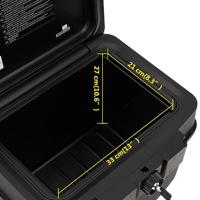 VidaXL Kluis 44x37x34 cm zwart - thumbnail