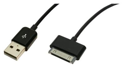 LogiLink USB-kabel voor iPod en iPhone, zwart