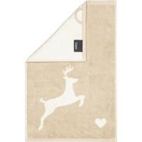 Cawö Cawö Alpenchic Edition Hert 6228 Gastendoekje 30x50 beige - thumbnail