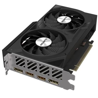 GIGABYTE GeForce RTX 4060 WINDFORCE OC 8G grafische kaart 2x HDMI, 2x DisplayPort, DLSS 3