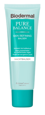 Biodermal Pure Balance Huidverfijnende Nacht Balsem - Skin Refining Nachtbalsem met Hyaluronzuur