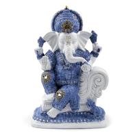Wit & Blauw Ganesh Meditatie - thumbnail