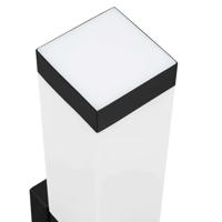 Buitenwandlamp Zwart 10.5 x 6 x 35 cm Roestvrij staal - thumbnail