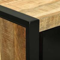 Badkamermeubelset met plank 3 pcs Bruin Massief Mango Hout - thumbnail