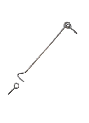 Waelbers Windhaak L=250mm RVS + los oog - 5 Stuk(s) - 409106.02