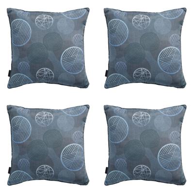 Sierkussen Circle blauw 50 cm x 50 cm (4 stuks) Madison - Madison