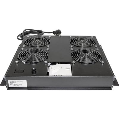 Intellinet 712866 19 inch 4 x Ventilator voor patchkast 1 HE Zwart Intellinet 712866 19 inch 4 x Ventilator voor patchkast 1 HE Zwart