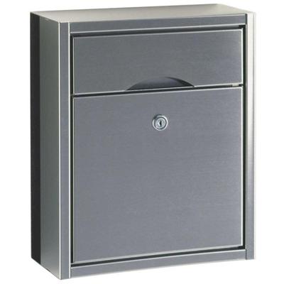 Albert Rvs brievenbusLetter Design 40cm grijs - 690774