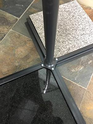 Zweefparasol Menorca 300 cm antraciet