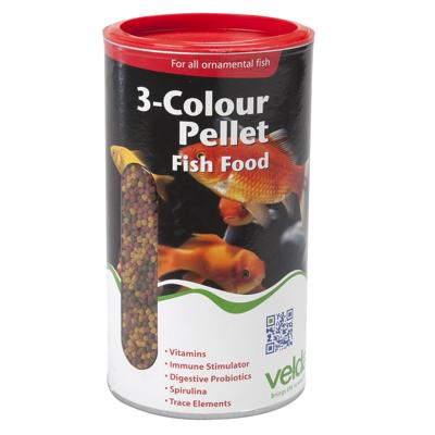 Velda 3-Kleur Pellet Visvoer 880g - Complete Vijvervoeding voor Kleur & Gezondheid