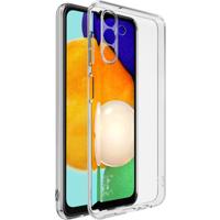 Lunso - Samsung Galaxy A04s - TPU Backcover hoes - Transparant - thumbnail