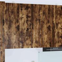 Keukenkast aan de muur met plank Gerookt eiken 60 x 31 x 100 cm - thumbnail