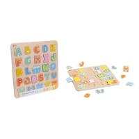 Classic World houten alfabet puzzel, 27st. - thumbnail