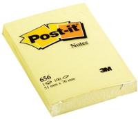 Post-It Notes, 100 vel, ft 51 x 76 mm, geel, pak van 12 blokken - thumbnail
