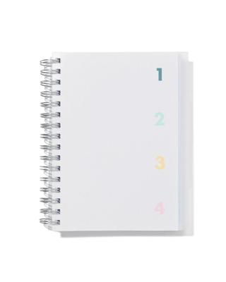 HEMA Collegeblok 4-in-1 met spiraal A5 gelinieerd