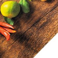 Keukenmat wasbaar kruidenprint 45x150 cm fluweel - thumbnail