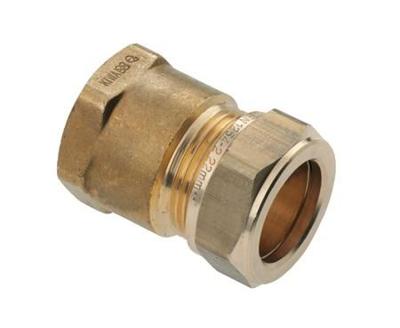 Bonfix knelkoppeling - Schroefbus - 3/4 x 22 mm - Messing