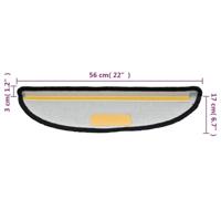 Trapmatten 15 st 56x17x3 cm zwart - thumbnail