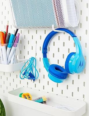 Motorola Squads 300 Wireless Kids Headphones with 15 Hours Play Time, Audio Splitter for Sharing and Anti-Allergic Cushion – Blue