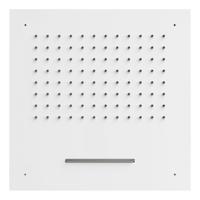 Hoofddouche Tres Plafond met Waterval 50x50 cm Mat Wit Tres - thumbnail