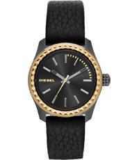Horlogeband Diesel DZ5408 Leder Zwart 20mm