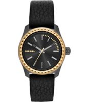 Horlogeband Diesel DZ5408 Leder Zwart 20mm - thumbnail