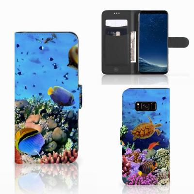 Samsung Galaxy S8 | Telefoonhoesje | Met pasjeshouder | Vissen