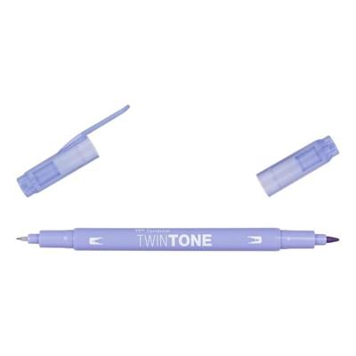 Tombow • twintone dual-tip brushpen pale purple