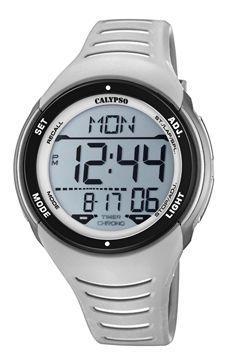 Horlogeband Calypso K5807/1 Kunststof/Plastic Grijs